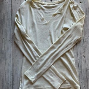 V neck long sleeve
